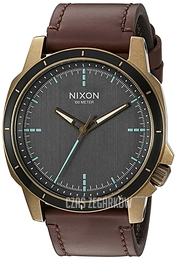 Nixon Szary/Skóra Ø45 mm A9142373-00