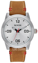 Nixon Srebrny/Skóra Ø36 mm A933747-00