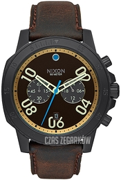 Nixon The Ranger Srebrny/Skóra Ø44 mm A940-2209