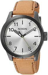 Nixon Srebrny/Skóra Ø43 mm A9752741-00