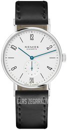 Nomos Glashütte Tangente Biały/Skóra Ø37.5 mm N-130