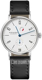 Nomos Glashütte Tangente Biały/Skóra Ø35 mm N-131
