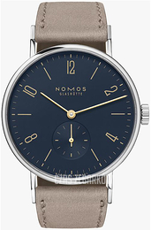 Nomos Glashütte Tangente Niebieski/Skóra Ø35 mm N-132