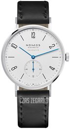 Nomos Glashütte Tangente Biały/Skóra Ø38.5 mm N-140