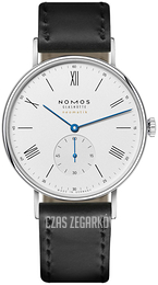 Nomos Glashütte Ludwig Biały/Skóra Ø38.5 mm N-250