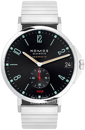 Nomos Glashütte Tangente Czarny/Stal Ø42 mm N-581