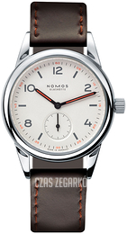 Nomos Glashütte Club Biały/Skóra Ø36 mm N-701