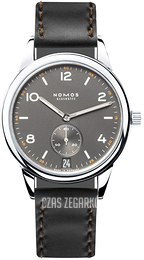 Nomos Glashütte Club Szary/Skóra Ø41.5 mm N-774