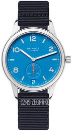 Nomos Glashütte Club Niebieski/Tkanina Ø41.5 mm N-777
