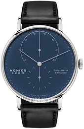 Nomos Glashütte Lambda Niebieski/Skóra Ø40.5 mm N-960.S3