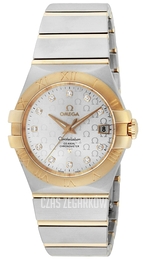 Omega Constellation Co-Axial 35mm Srebrny/18 karatowe różowe złoto Ø35 mm 123.20.35.20.52.003