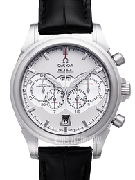 Omega De Ville 4 Counters Chrono Beżowy/Skóra Ø41 mm 422.53.41.52.09.001