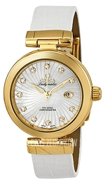 Omega De Ville Ladymatic Co-Axial 34mm Biały/Skóra Ø34 mm 425.63.34.20.55.002