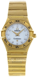 Omega Constellation 22.5 mm Biały/18 karatowe żółte złoto Ø22 mm 1162.75.00