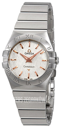 Omega Constellation Quartz 27Mm Biały/Stal Ø27 mm 123.10.27.60.02.004