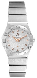 Omega Constellation Quartz 27Mm Srebrny/Stal Ø27 mm 123.10.27.60.52.001