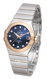 Omega Constellation Co-Axial 27mm Niebieski/Stal Ø27 mm 123.20.27.20.53.001