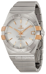 Omega Constellation Co-Axial 38mm Srebrny/Stal Ø38 mm 123.20.38.21.02.004