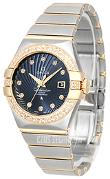 Omega Constellation Co-Axial 31mm Niebieski/Stal Ø31 mm 123.25.31.20.53.001