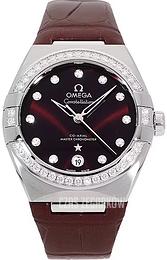 Omega Constellation Chronometer Czerwony/Skóra Ø36 mm 131.18.36.20.61.001