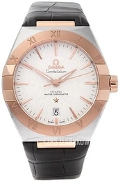 Omega Constellation Co-Axial 39Mm Srebrny/Skóra Ø39 mm 131.23.39.20.02.001