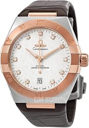 Omega Constellation Co-Axial 39Mm Srebrny/Skóra Ø39 mm 131.23.39.20.52.001