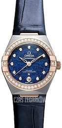Omega Constellation Chronometer Niebieski/Skóra Ø29 mm 131.28.29.20.99.003