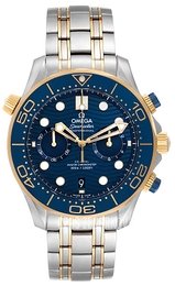 Omega Seamaster Diver 300M Niebieski/18 karatowe żółte złoto Ø44 mm 210.20.44.51.03.001