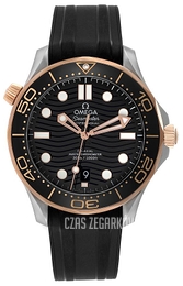 Omega Seamaster Diver 300m Czarny/Guma Ø42 mm 210.22.42.20.01.002