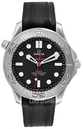 Omega Seamaster Diver 300M Czarny/Guma Ø42 mm 210.32.42.20.01.002