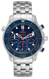 Omega Seamaster Diver 300m Co-Axial Chronograph 41.5mm Niebieski/Stal Ø41.5 mm 212.30.42.50.03.001