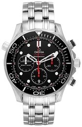 Omega Seamaster Diver 300m Co-Axial Chronograph 44mm Czarny/Stal Ø44 mm 212.30.44.50.01.001