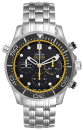 Omega Seamaster Diver 300m Co-Axial Chronograph 44mm Czarny/Stal Ø44 mm 212.30.44.50.01.002