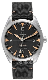 Omega Seamaster Railmaster Czarny/Skóra Ø40 mm 220.12.40.20.01.001