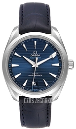 Omega Seamaster Aqua Terra 150M Niebieski/Skóra Ø41 mm 220.13.41.21.03.001
