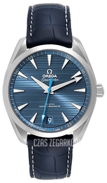 Omega Seamaster Aqua Terra 150M Niebieski/Skóra Ø41 mm 220.13.41.21.03.002