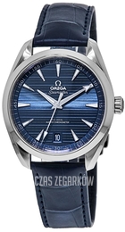 Omega Seamaster Aqua Terra 150M Niebieski/Skóra Ø41 mm 220.13.41.21.03.003