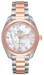 Omega Seamaster Aqua Terra 150M Biały/18 karatowe różowe złoto Ø34 mm 220.20.34.20.55.001