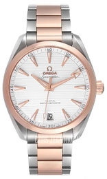 Omega Seamaster Aqua Terra 150M Srebrny/18 karatowe różowe złoto Ø41 mm 220.20.41.21.02.001