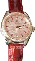Omega Seamaster Aqua Terra 150M Różowy/Skóra Ø34 mm 220.28.34.20.60.001