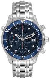 Omega Seamaster 300 M Chrono Niebieski/Stal Ø41 mm 2225.80.00