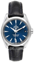 Omega Seamaster Aqua Terra 150m Master Co-Axial 38.5mm Niebieski/Skóra Ø38.5 mm 231.13.39.21.03.001