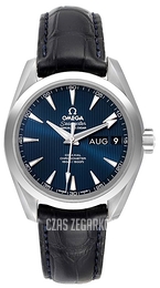 Omega Seamaster Aqua Terra 150m Co-Axial Annual Calendar 38.5mm Niebieski/Skóra Ø38.5 mm 231.13.39.22.03.001