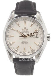 Omega Seamaster Aqua Terra 150m Co-Axial Annual Calendar 43mm Srebrny/Skóra Ø43 mm 231.13.43.22.02.003