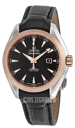 Omega Seamaster Aqua Terra 150m Co-Axial 34mm Czarny/Skóra Ø34 mm 231.23.34.20.01.002
