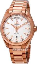 Omega Seamaster Aqua Terra 150m Co-Axial Day-Date 41.5mm Beżowy/Stal w kolorze różowego złota Ø41.5 mm 231.50.42.22.02.001