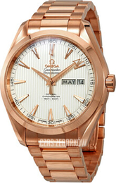 Omega Seamaster Aqua Terra 150m Co-Axial Annual Calendar 43mm Srebrny/18 karatowe różowe złoto Ø43 mm 231.50.43.22.02.002