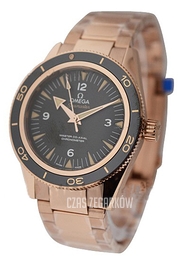 Omega Seamaster Diver 300m Master Co-Axial 41mm Czarny/18 karatowe różowe złoto Ø41 mm 233.60.41.21.01.001