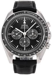 Omega Speedmaster Moonwatch Czarny/Skóra Ø42 mm 311.93.42.30.99.001