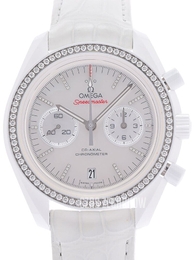 Omega Speedmaster Moonwatch Co-Axial Chronograph 44.25mm Biały/Skóra Ø44.25 mm 311.98.44.51.55.001